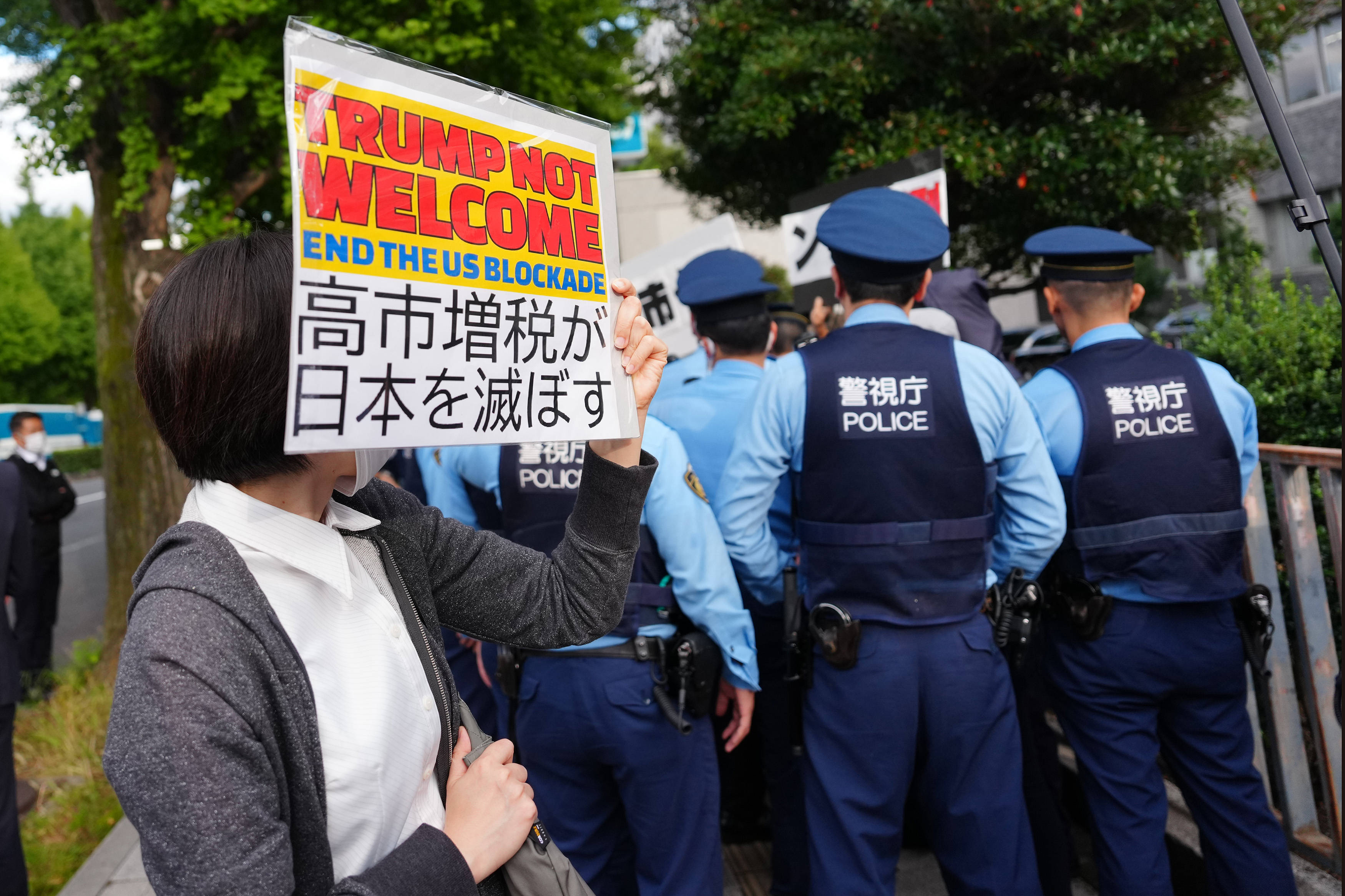 皇冠信用盘会员账号_日本民众连日抗议日美首脑会谈